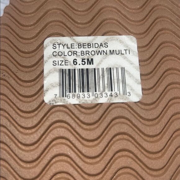 DIRTY LAUNDRY Bebidas Multicolor Southwestern Design Clogs-6.5 NEW! - Picture 8 of 8